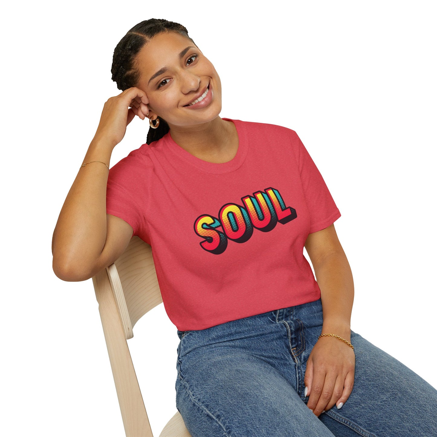 SOUL Unisex Softstyle T-Shirt | Marvin Gaye | Al Green | Otis Redding | Aretha Franklin | Gift for Soul lovers