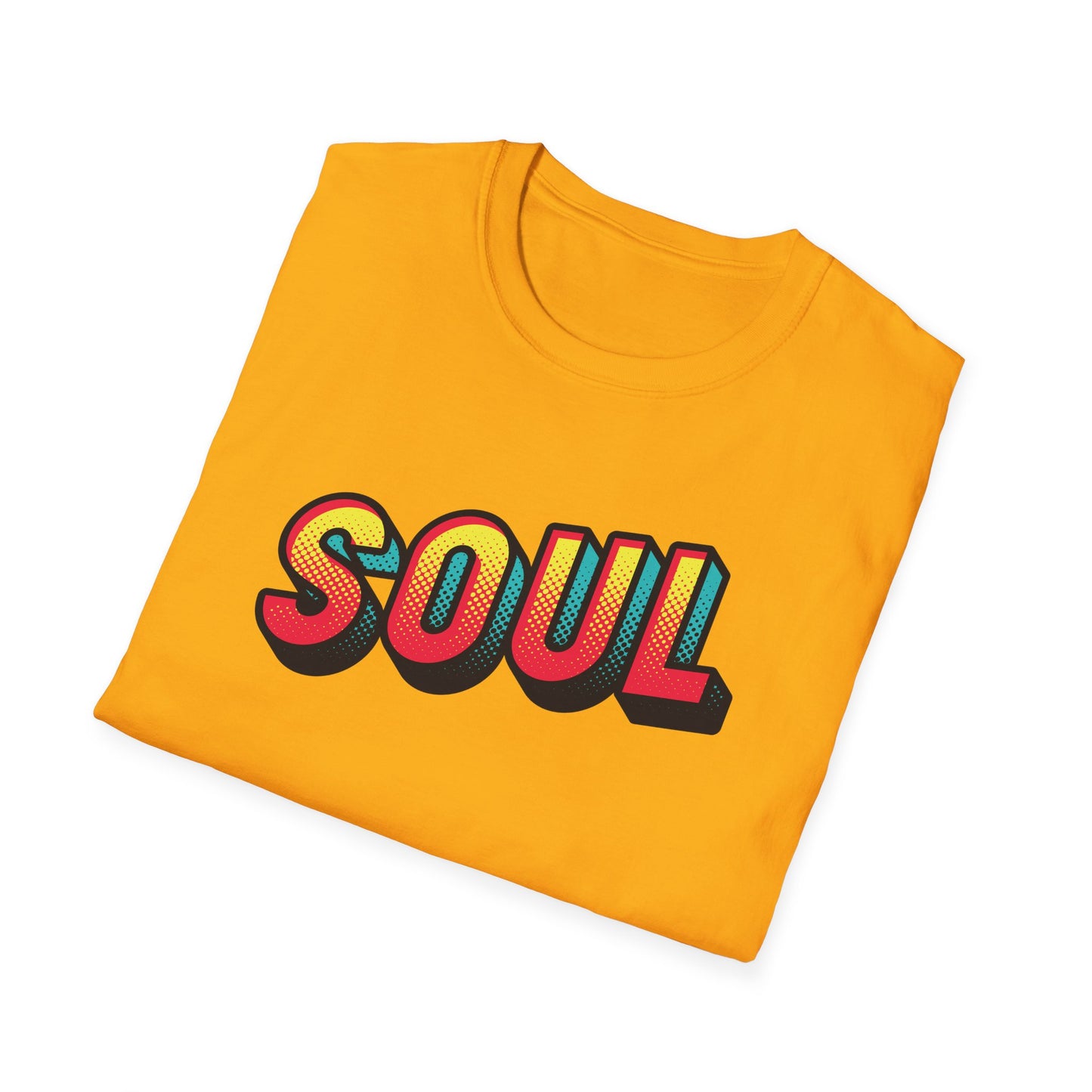 SOUL Unisex Softstyle T-Shirt | Marvin Gaye | Al Green | Otis Redding | Aretha Franklin | Gift for Soul lovers