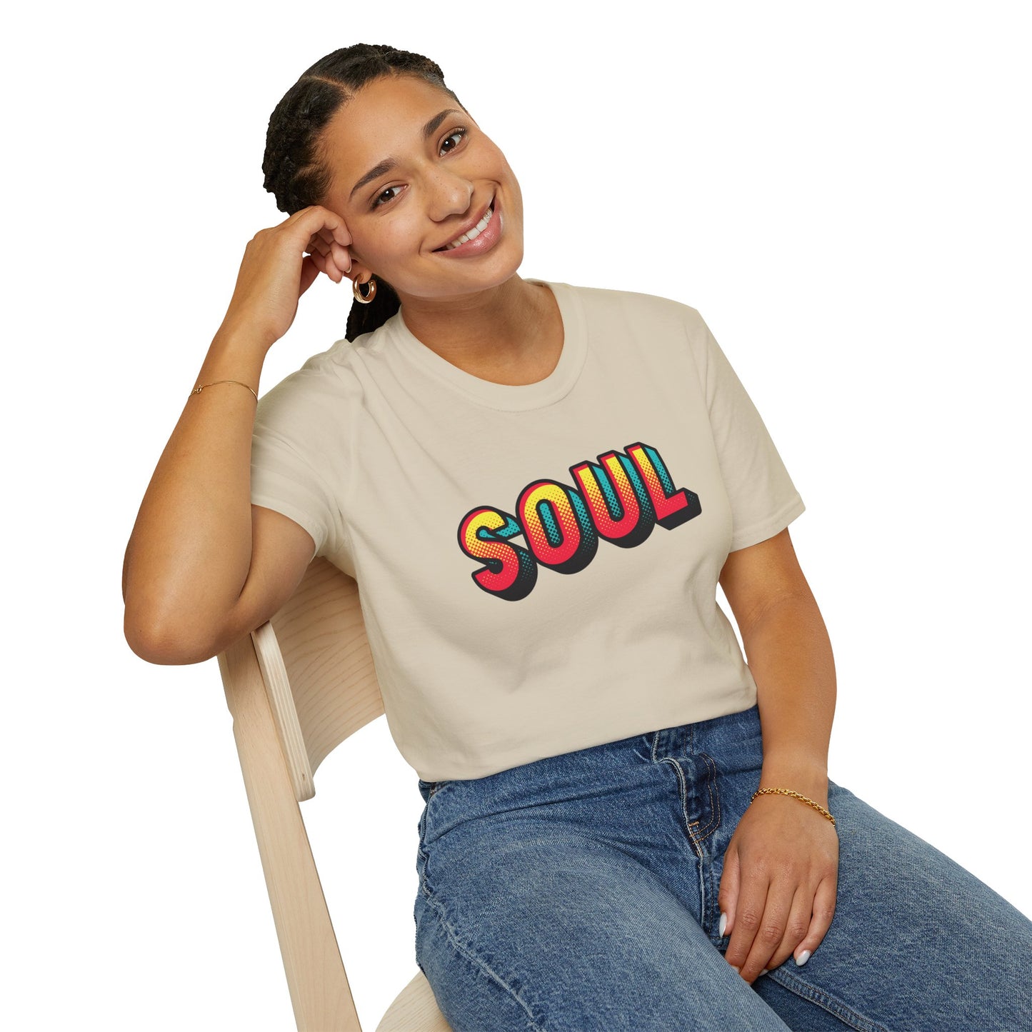 SOUL Unisex Softstyle T-Shirt | Marvin Gaye | Al Green | Otis Redding | Aretha Franklin | Gift for Soul lovers