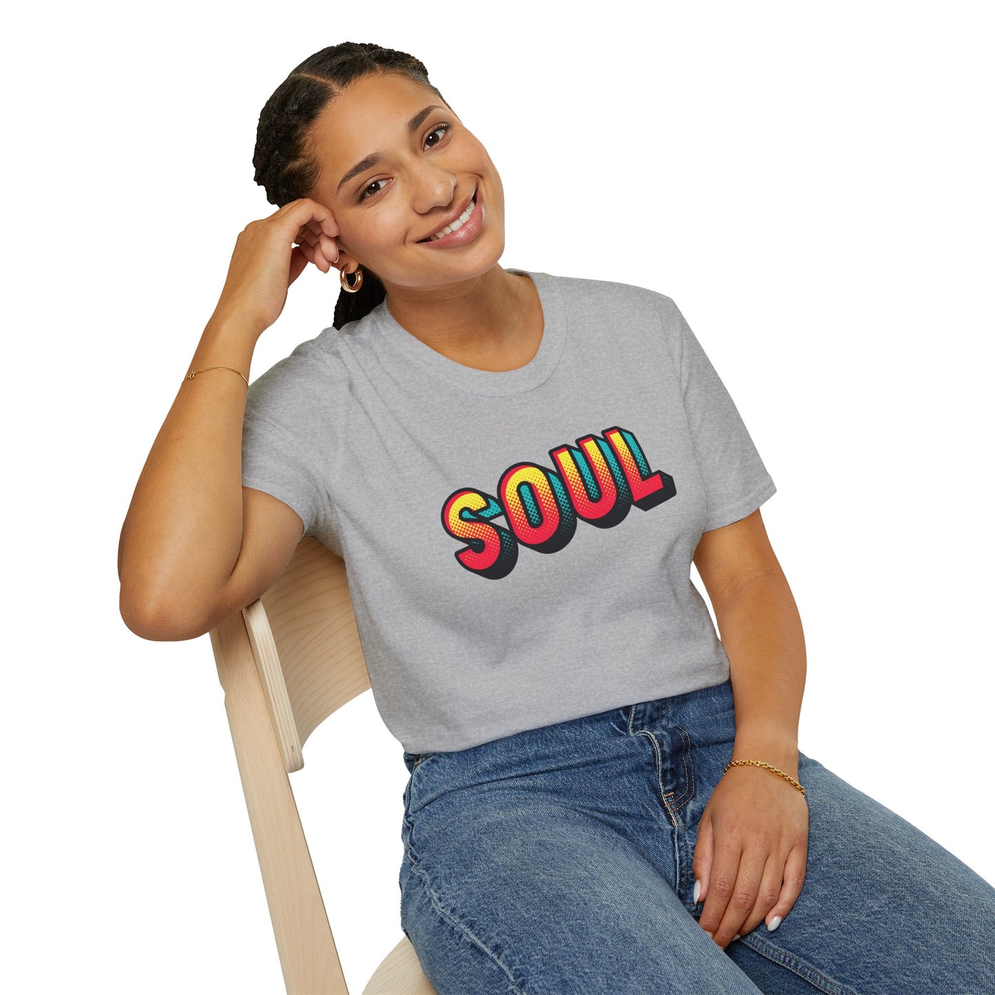 SOUL Unisex Softstyle T-Shirt | Marvin Gaye | Al Green | Otis Redding | Aretha Franklin | Gift for Soul lovers