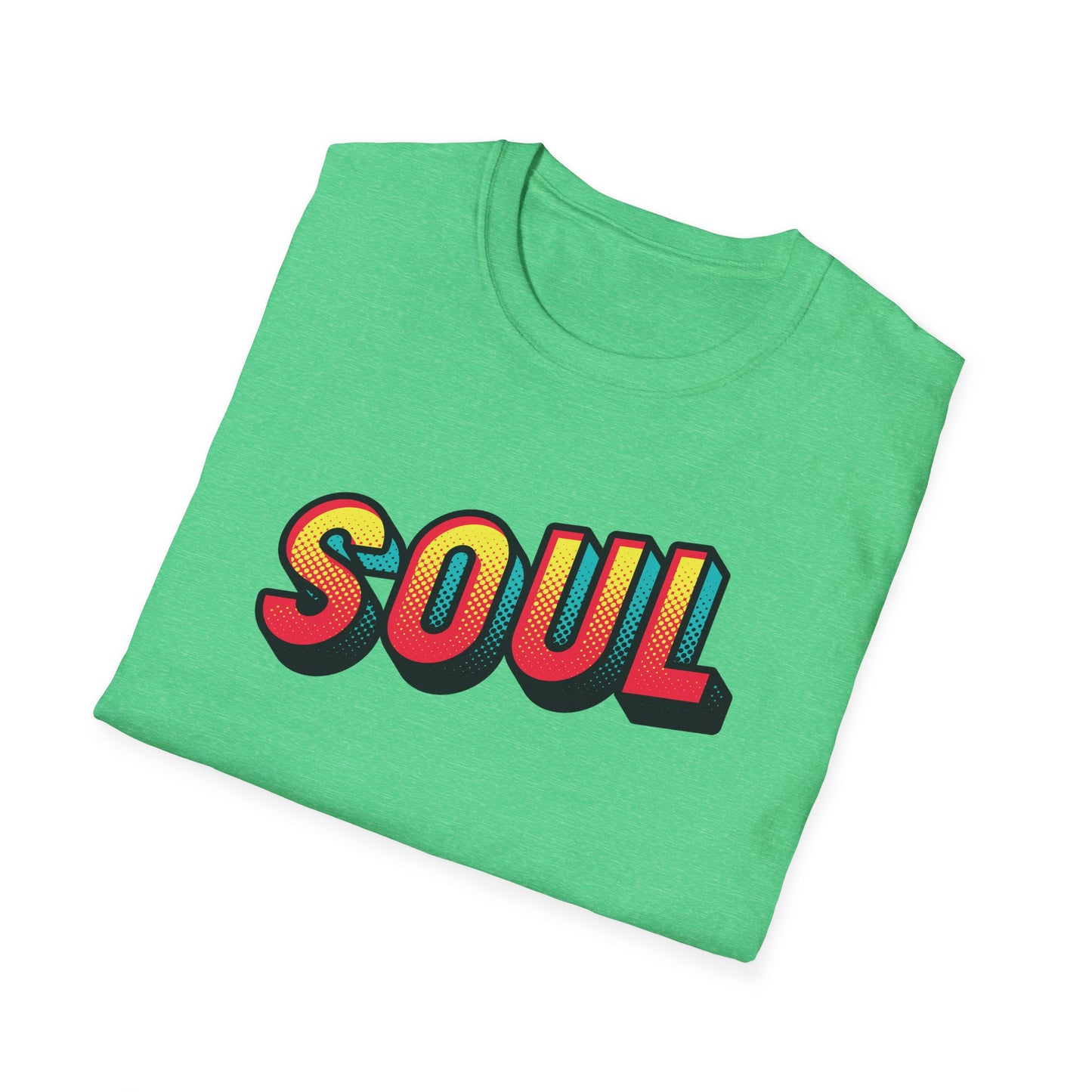 SOUL Unisex Softstyle T-Shirt | Marvin Gaye | Al Green | Otis Redding | Aretha Franklin | Gift for Soul lovers