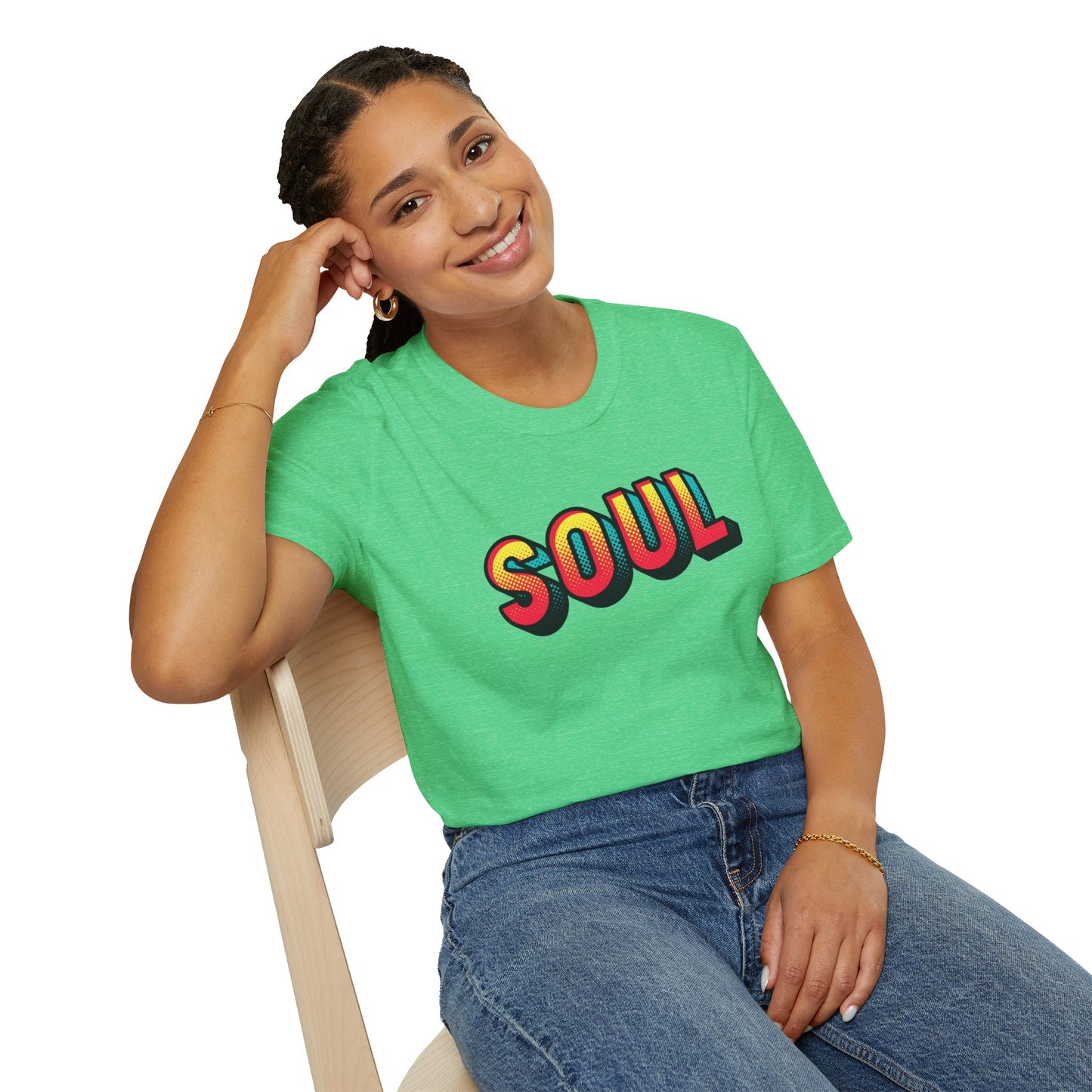 SOUL Unisex Softstyle T-Shirt | Marvin Gaye | Al Green | Otis Redding | Aretha Franklin | Gift for Soul lovers