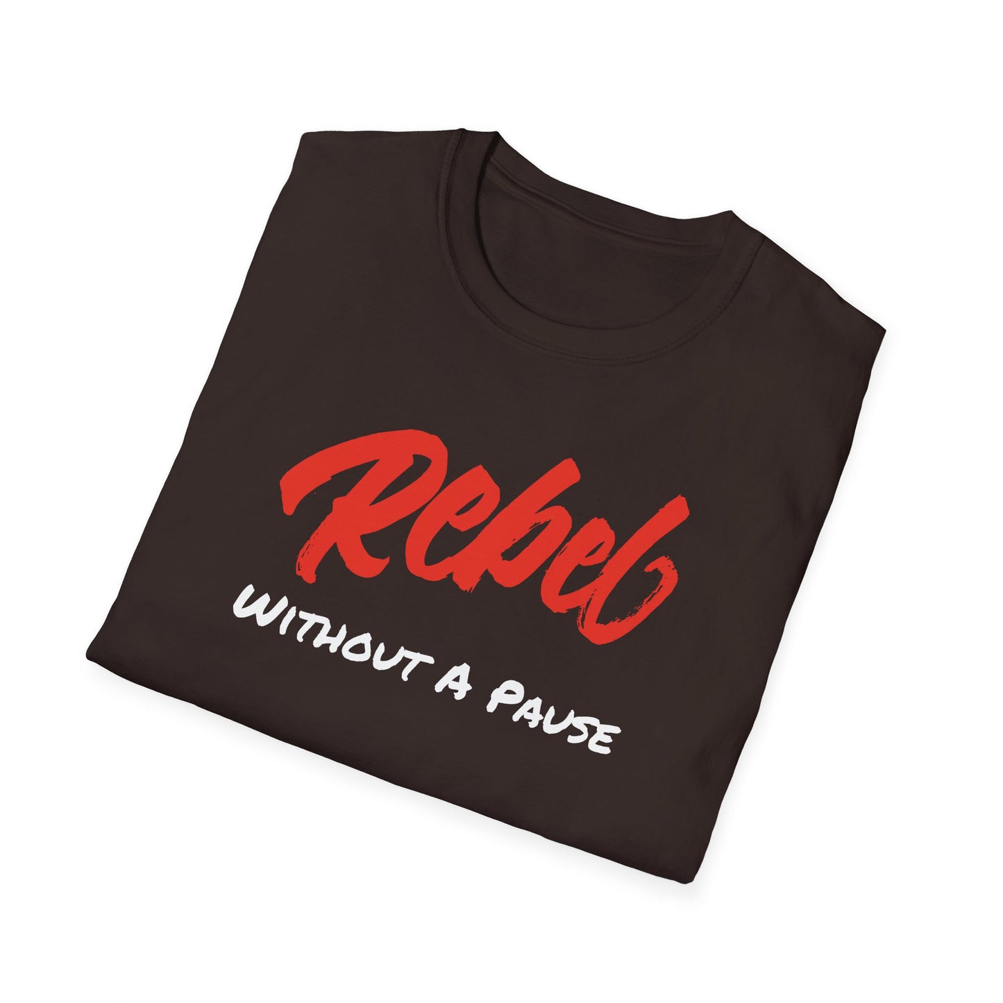 Rebel Without A Pause Unisex Softstyle T-Shirt | James Dean | Rebel Without A Cause | Rebel Rebel | Gift for Rebel