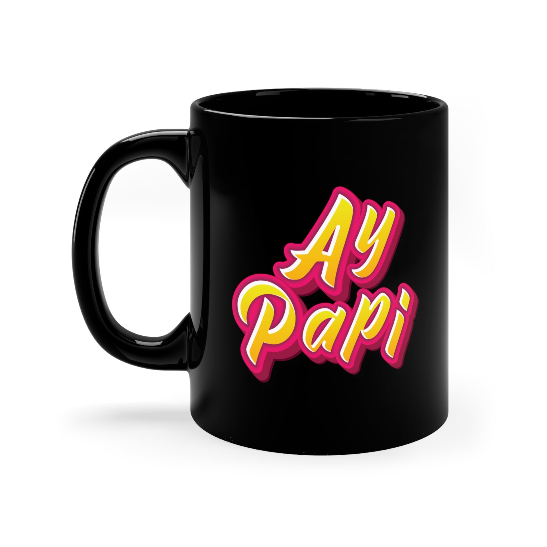 Ay Papi 11oz Black Mug | Fathers Day Gift | Funny Quote | Daddy issues –  MANO CINCO