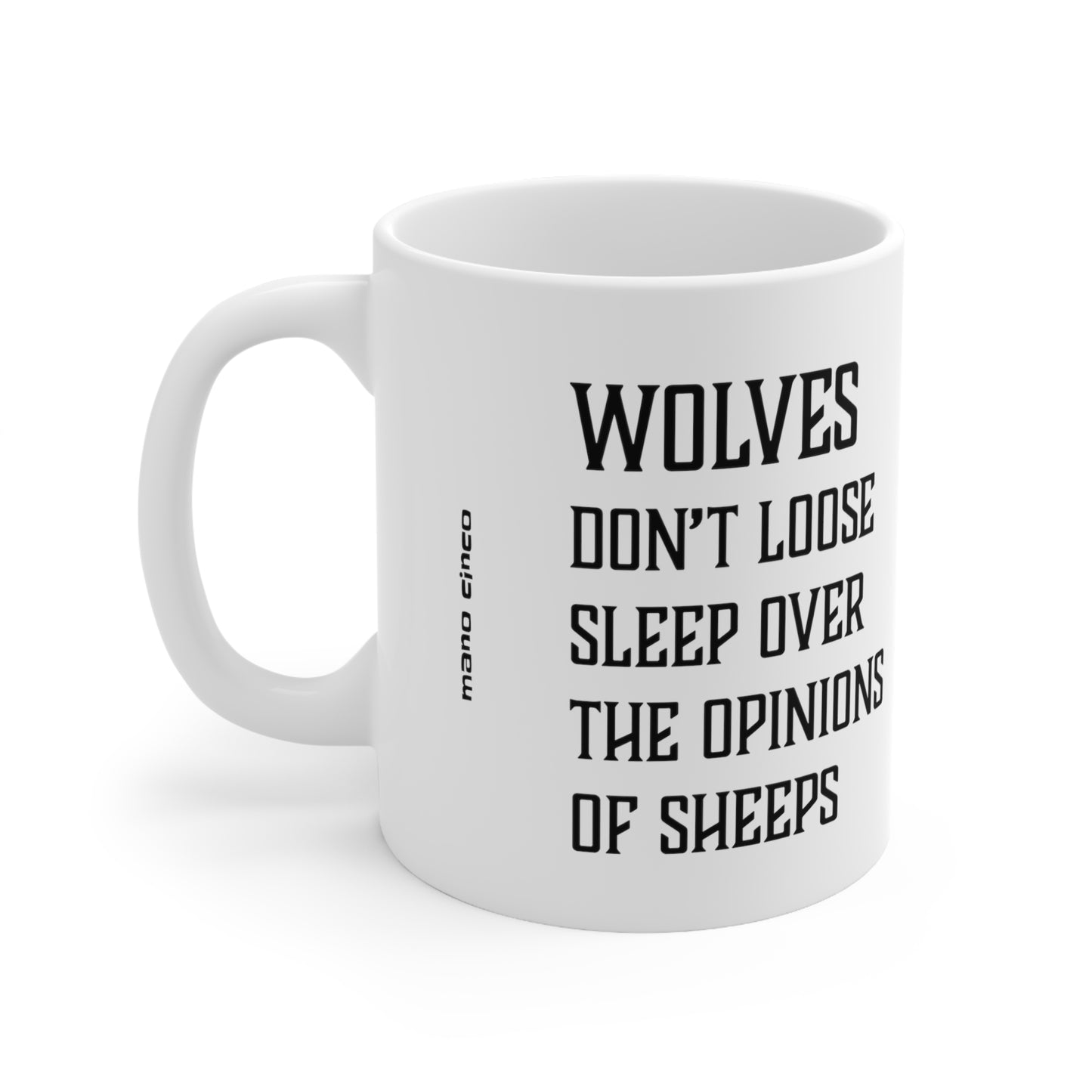 Hungry Like The Wolf Ceramic Mug 11oz | Inspirational Quotes | Gift for Coffee Lover | Wolf Of Wall Street